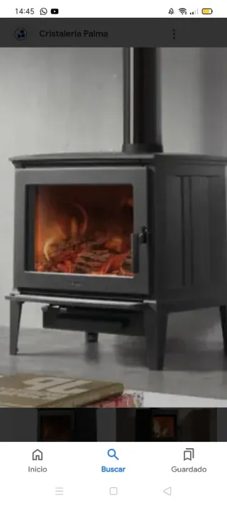 Vidrio para chimenea