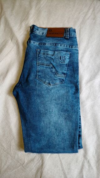 Pantalón Tejano Elastizado Hombre Urban King L