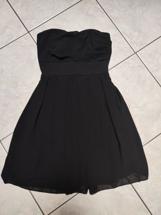 Abito nero elegante corto