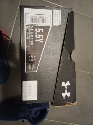 Zapatillas Baloncesto Under Armour 38.5 a estrenar