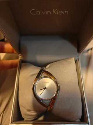 Reloj Calvin Klein Elegante Original Dorado/Plata