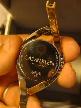 Reloj Calvin Klein Elegante Original Dorado/Plata