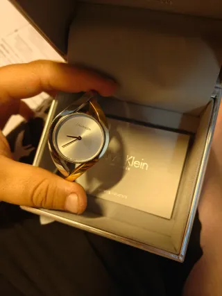 Reloj Calvin Klein Elegante Original Dorado/Plata