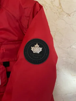 Chaqueta Canadian Peak niño 12 años Roja