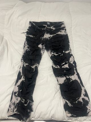 Vaqueros Rayz Rotos Diseño Gringos