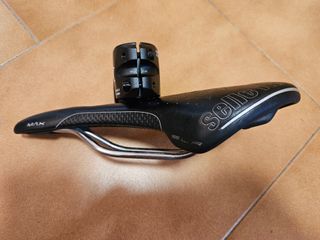 Sillín Selle Italia MAX SLR Gel Flow Titanio