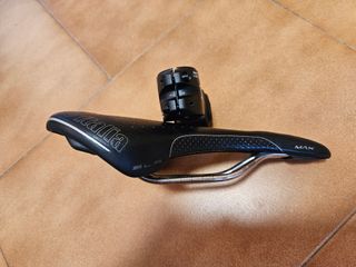 Sillín Selle Italia MAX SLR Gel Flow Titanio