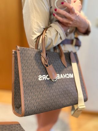 Bolso Michael Kors Beige y Marrón