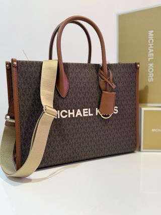 Bolso Michael Kors Beige y Marrón