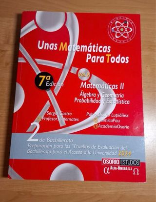 Unas Matematicas para todos
