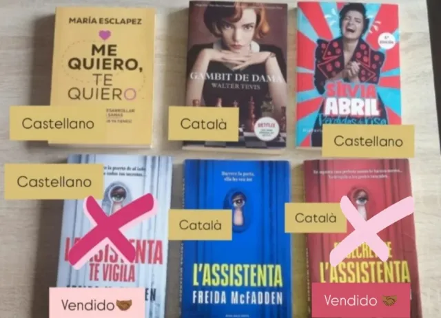 Varios libros en español/ Varis llibres en català
