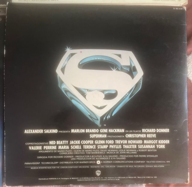 Vinilo Superman y Amadeus Banda Sonora Original