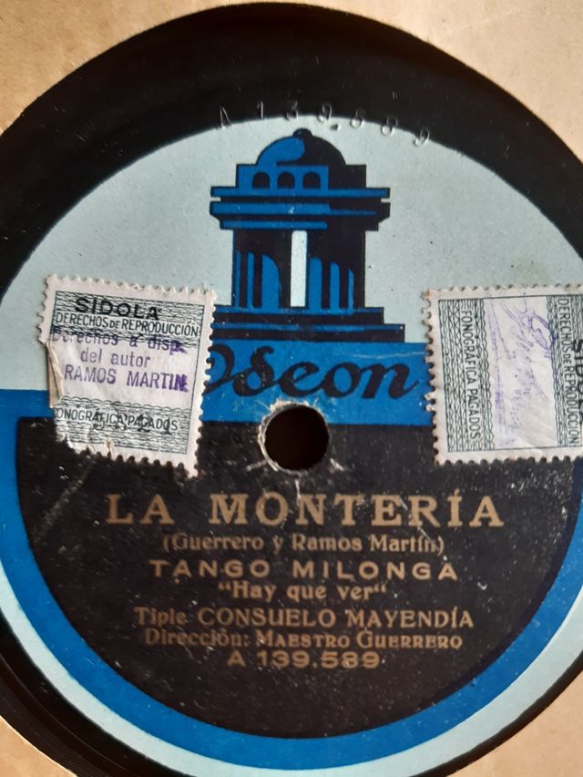 Lote discos antiguos pizarra 