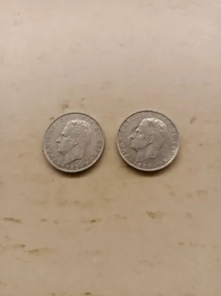 2 Monedas 2 Pesetas 1982 y 1984