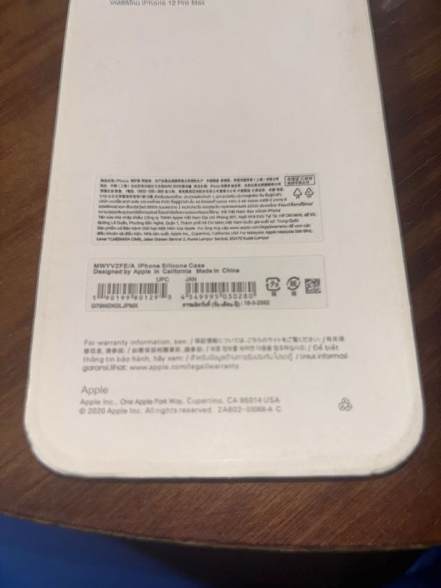 Custodia Apple blu per iPhone 12 Pro Max