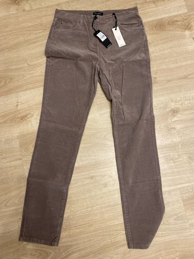 Pantalón Caroll Paris T40 Marrón Nuevo
