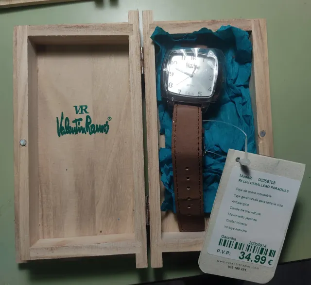 Reloj Valentín Ramos Caballero Paraguay Nuevo