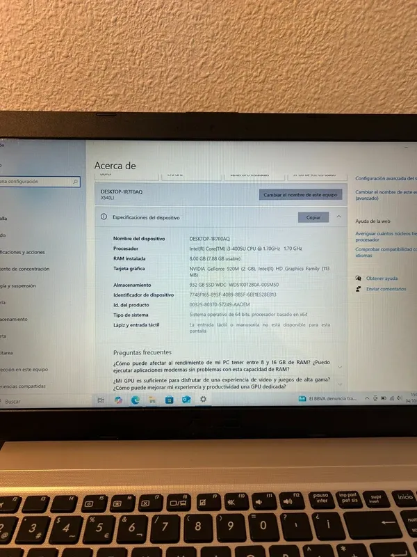 Laptop, laptop o computer Asus
