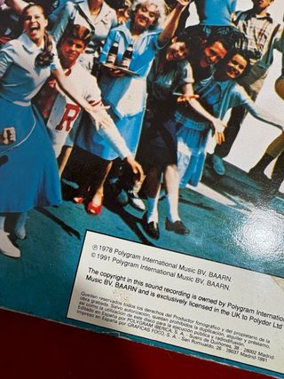 Vinilo Grease Banda Sonora Original 1978
