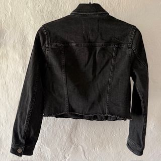 Chaqueta vaquera Zara negra adolescente