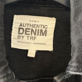 Chaqueta vaquera Zara negra adolescente
