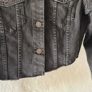 Chaqueta vaquera Zara negra adolescente