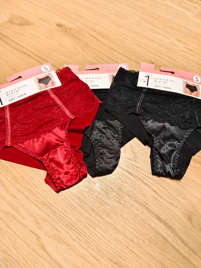 Lote 3 braguitas bikini talla S