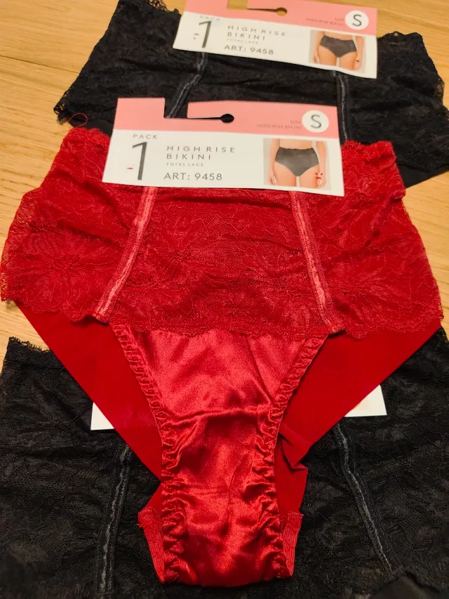 Lote 3 braguitas bikini talla S