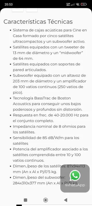 4 Satélites Boston Blancos 