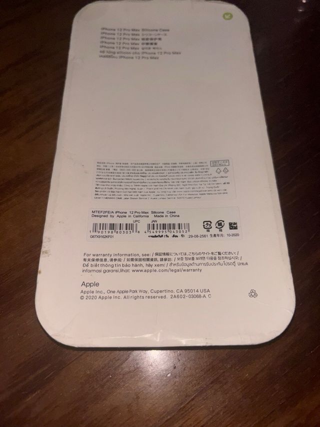 Custodia in silicone per iPhone 12 Pro Max