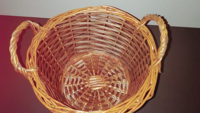 Cestas de mimbre pequeñas organizadoras