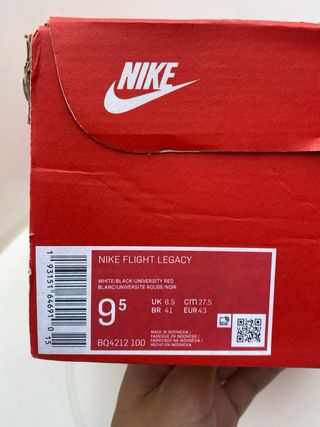Zapatillas Nike Air Flight Legacy Rojas