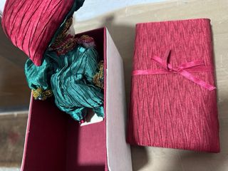 Bambola ceramica vestito giullare