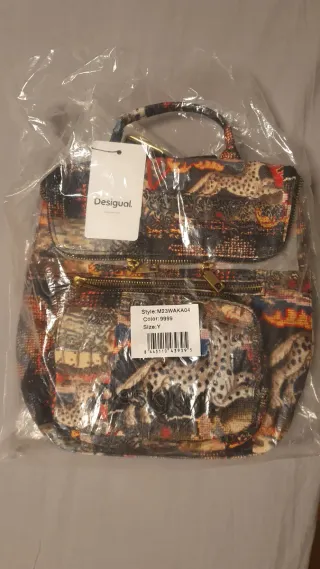Mochila Desigual tela multicolor