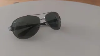 Gafas de sol Ray-Ban RB3386 Negro/Plata