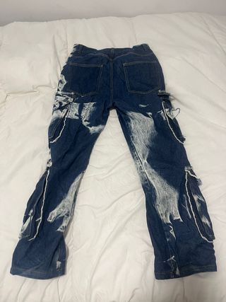 Pantalón Cargo Uniplay Ancho Bicolor 