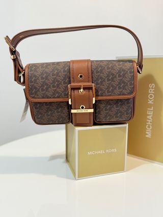 Bolso Michael Kors Marrón y Dorado