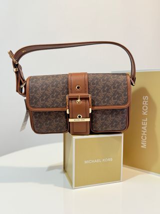 Bolso Michael Kors Marrón y Dorado