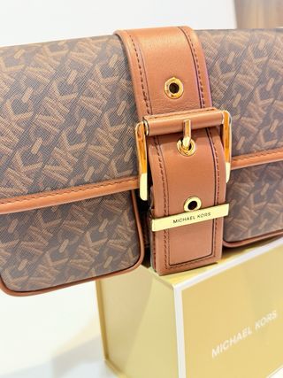 Bolso Michael Kors Marrón y Dorado