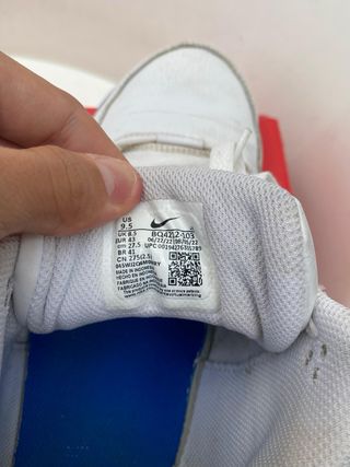 Nike Flight Legacy Blancas y Azules Talla 43