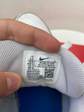 Nike Flight Legacy Blancas y Azules Talla 43