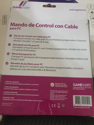 Mando GAMEware para PC con Cable
