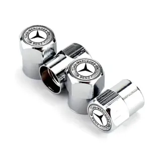Mercedes 4 Tapones Valvula para Neumaticos Llantas