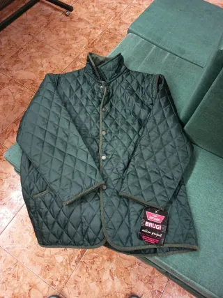 Cazadora acolchada Bruci verde talla M