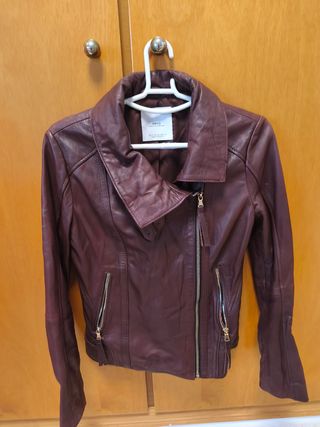 Chaqueta Piel Mango Talla S