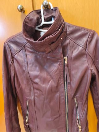 Chaqueta Piel Mango Talla S