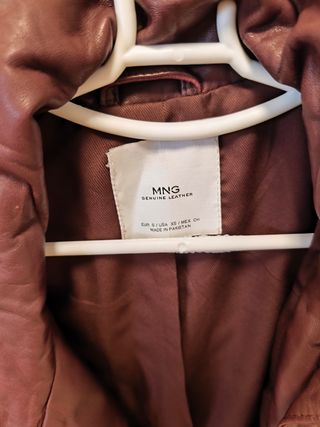 Chaqueta Piel Mango Talla S
