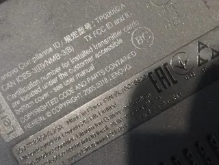 Portátil Lenovo ThinkPad Negro