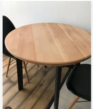 Mesa redonda madera Ikea
