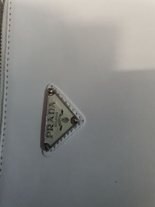 Bolso Prada Blanco Lentejuelas